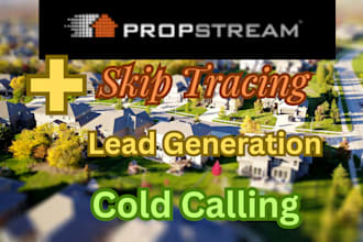offer real estate cold calling, leads and skip tracing