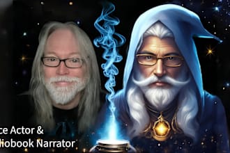 create a fantasy video game or dnd character voiceover