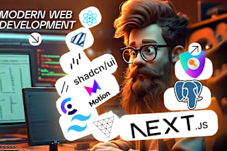 develop websites with next js t3, prisma, shadcn, figma to next js