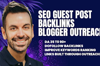 do SEO guest post with quality backlinks