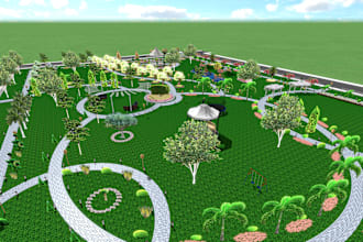 do landscape design, garden design, backyard, swimming pool, and parks