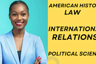 urgent law essays, political science, american history, international relations