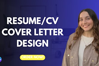 design a professional resume, CV with canva