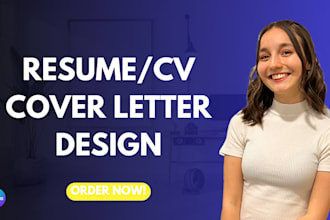 design a professional resume, CV with canva