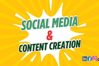 create content for your social media
