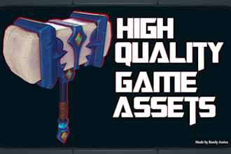 creat high quality props for your game