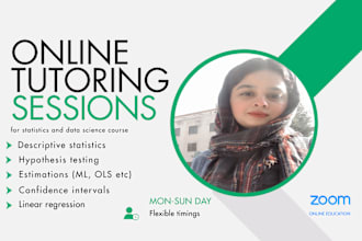 tutor on statistics and data science