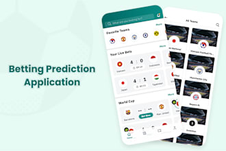 develop prediction app, sports bet app, crypto bet app, bet website, like betmgm