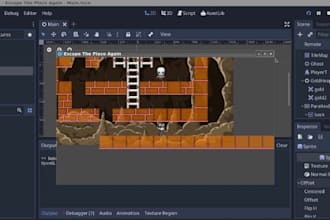 create mini game with pygame, sdl, monogame, unity, godot