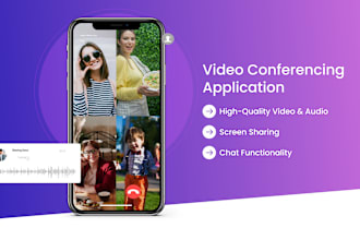 develop a video conferencing app, teleconference app like zoom, microsoft teams
