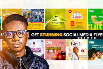 create church flyer, online, ig, zoom social media flyer