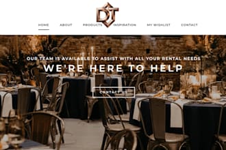 build party rental website, party rentals, party, event rental website