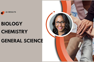 assist you in biology, chemistry and general science tasks