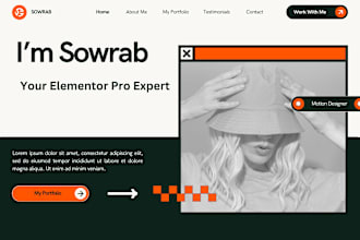be your elementor pro expert for stunning website designs