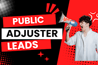 generate public adjuster leads insurance claim leads public adjuster website