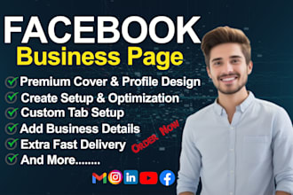 create and set up professional facebook business page
