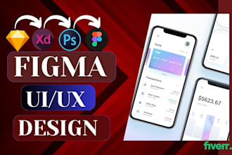 figma app UI design or website and landing page uiux redesign