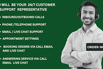 provide inbound call support and telephone answering service