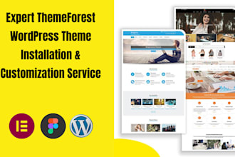 do themeforest wordpress theme installation, customization, and import demo