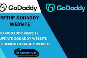 setup fix update godaddy website godaddy website redesign transfer godaddy