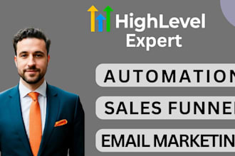 be your gohighlevel ghl funnel pages and automation expert