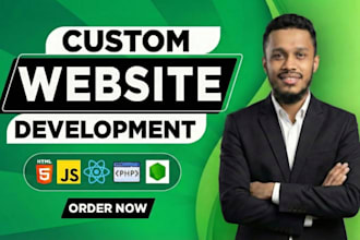 full stack developer, custom website, full stack website development