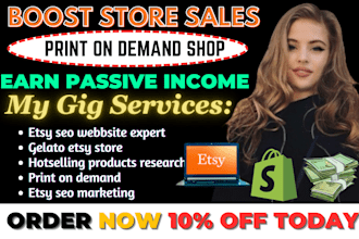 etsy SEO etsy print on demand, gelato etsy pod etsy pod print on demand store