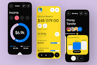 develop fintech app, payment app, crypto wallet app, loan app, trading app