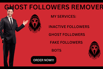remove fake, bot and inactive followers from your social medial account