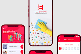 develop handyman app, construction app, home repair app, laundry app
