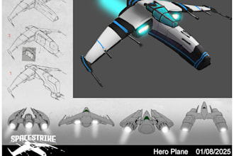 create professional concept design sheets for props and environments