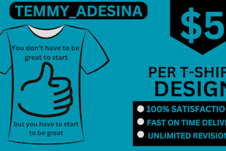 make a bulk graphics t shirt design for printful, printify, pod