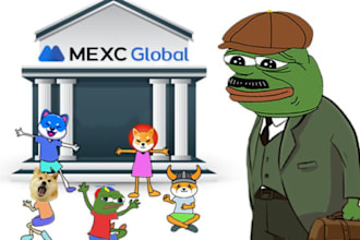 create meme token illustrations for airdrops, promotions, website design, banner