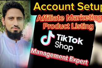 setup tiktok shop, product listing, affiliate marketing