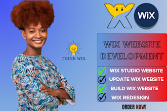 build wix website design, wix studio website development, update wix, wix design