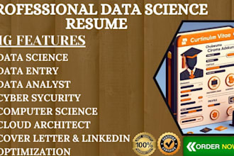 do write data science data analyst data scientist create cybersecurity resume