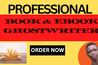 be your fiction ghostwriter, ebook writer, ghost write ebook, ghost ebook writer