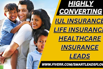 generate iul insurance leads life insurance medicare healthcare insurance leads