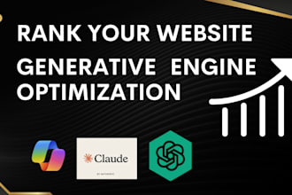 rank your websites on ai platform using GEO generative engine optimization