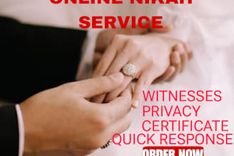 lead online nikah as your online nikah imam for islamic wedding ceremony