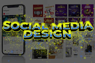 create a social media post design