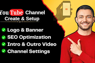 create and setup you tube channel