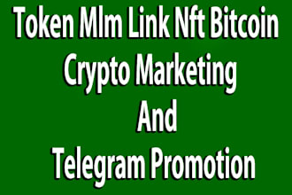 do token mlm link nft bitcoin crypto marketing and telegram promotion