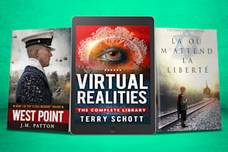 design book cover, kindle, ebook,and print ready cover