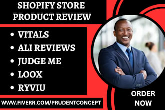 set up shopify store product review ali review yotpo loox vitals judge me ryviu