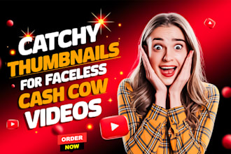 design amazing attractive clickbait youtube thumbnails