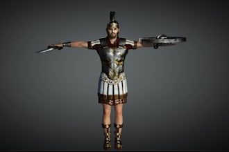 realistic textured game character,daz assets,nsfw,product animation,re rig 3d