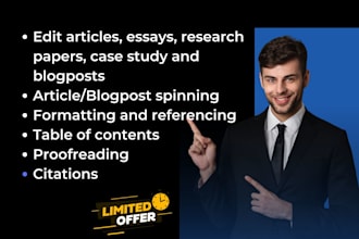 edit format spin and rewrite articles