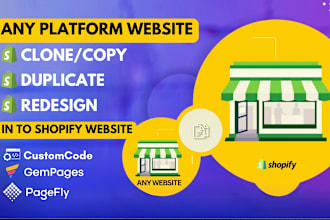 clone shopify store duplicate copy redesign shopify website
