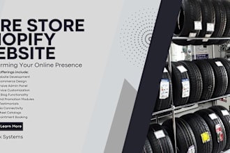 build premium tyre shop, auto repair, automotive products, auto services website